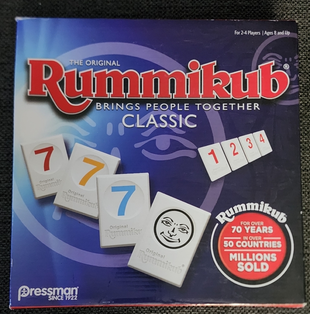PRESSMANS THE ORIGINAL RUMMIKUB CLASSIC GAME. NEVER BEEN OPENED